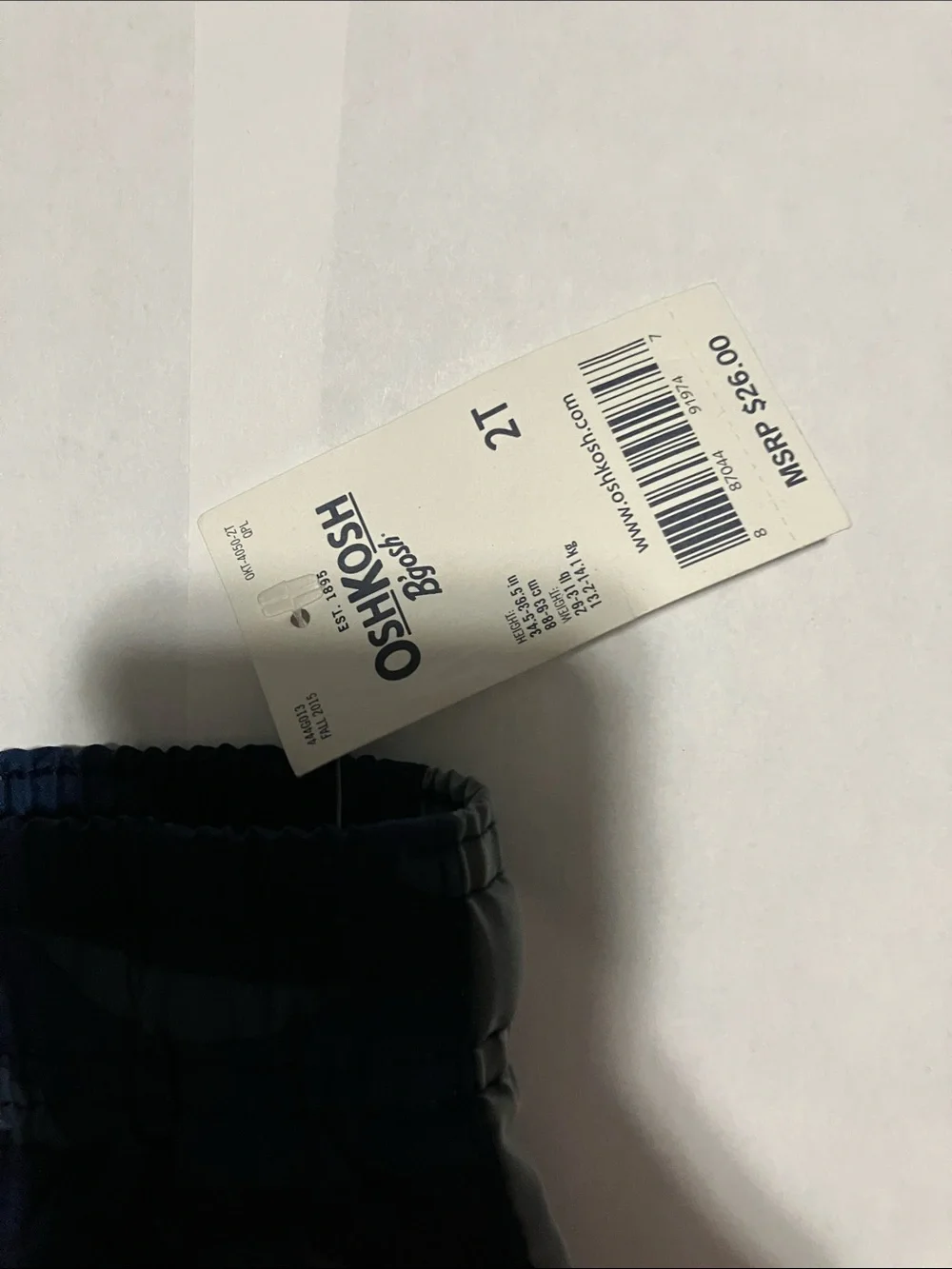 Carter's Navy and Slate Blue Camo pants